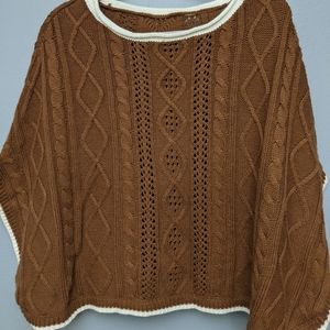 Sweater poncho